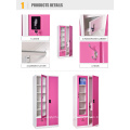 rosa eine Schublade Design Stahl Baby Kinder Kleiderschrank Indien